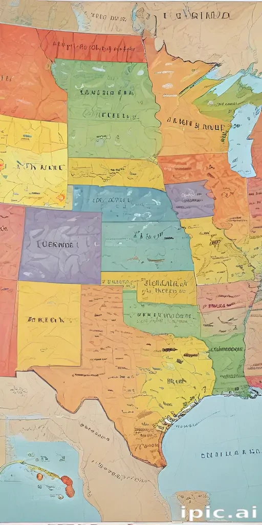 map of the us states