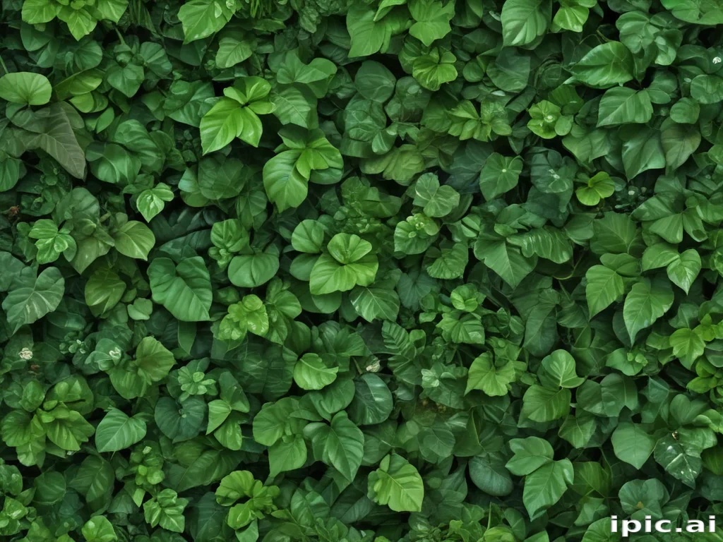 green leaves background