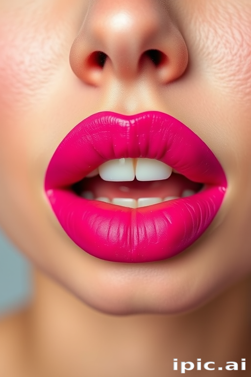 Vivid magenta lip mousse "Berry Whip" with weightless matte finish and soft-focus effect, suitable for bold daytime looks and selfies, air-whipped texture for comfortable wear
