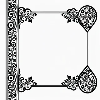 border line design