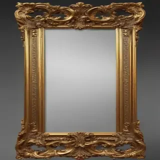 transparent background gold border