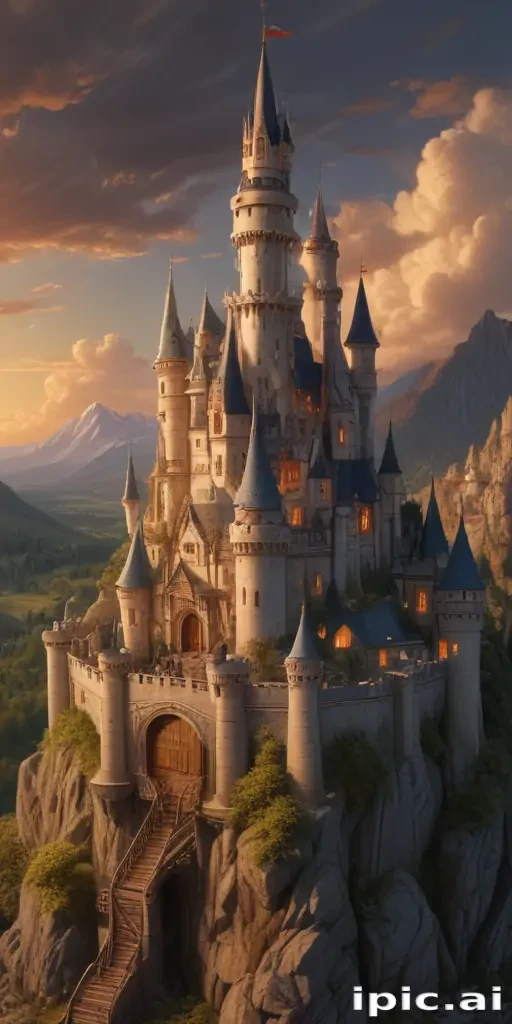 cartoon castle