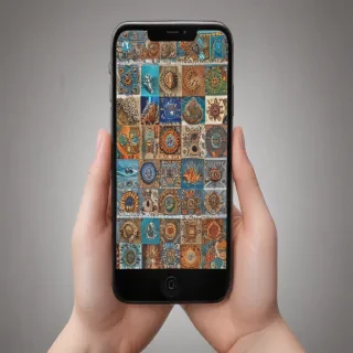 phone in hand png