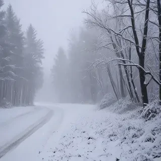 snowing iphone wallpaper