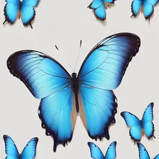 blue butterfly png