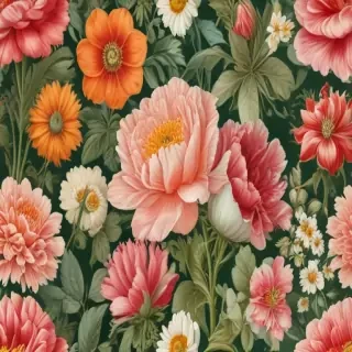 vintage flower illustration