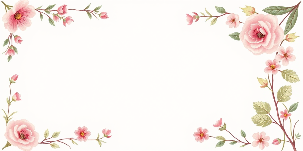 floral page borders