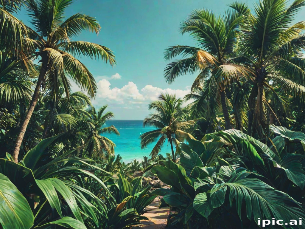 tropical iphone wallpaper