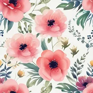 watercolor flowers clipart