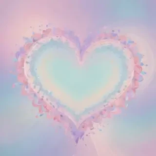 pastel heart background