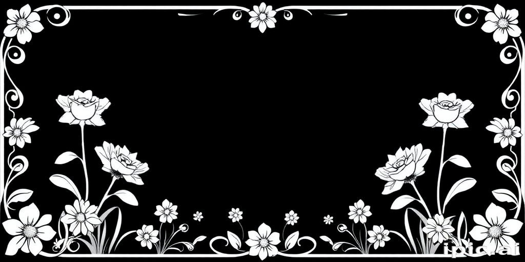 border clip art black and white