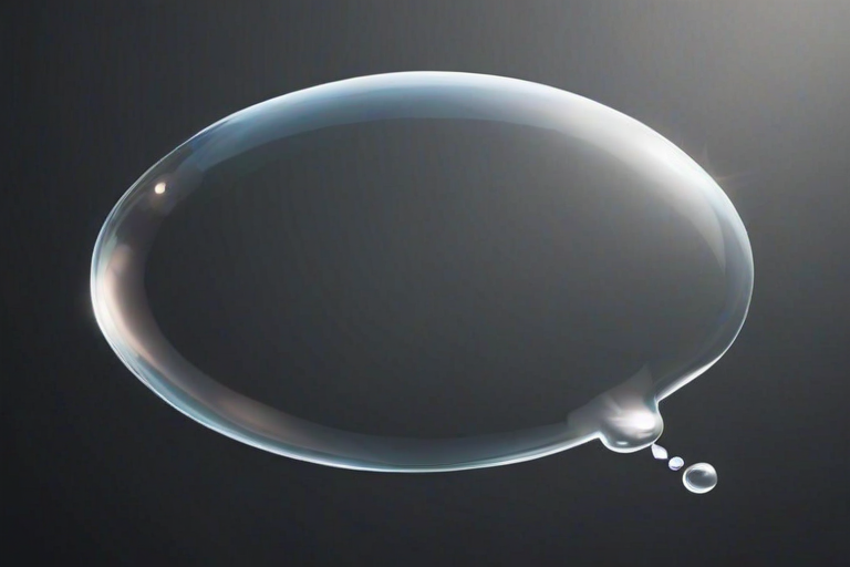 transparent thought bubble