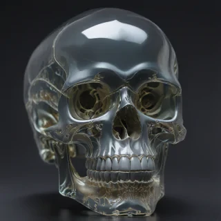 transparent skull