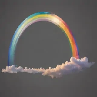 transparent background rainbow clipart