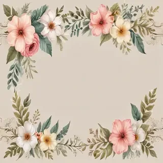 floral border png