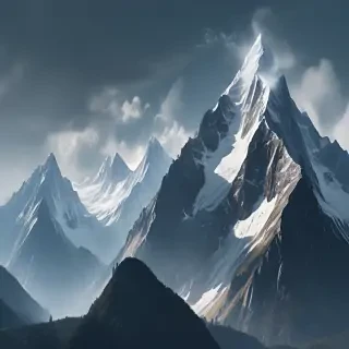 transparent mountains