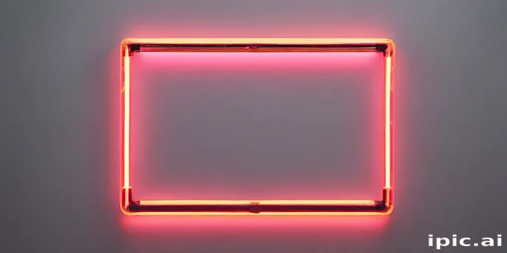 neon frame