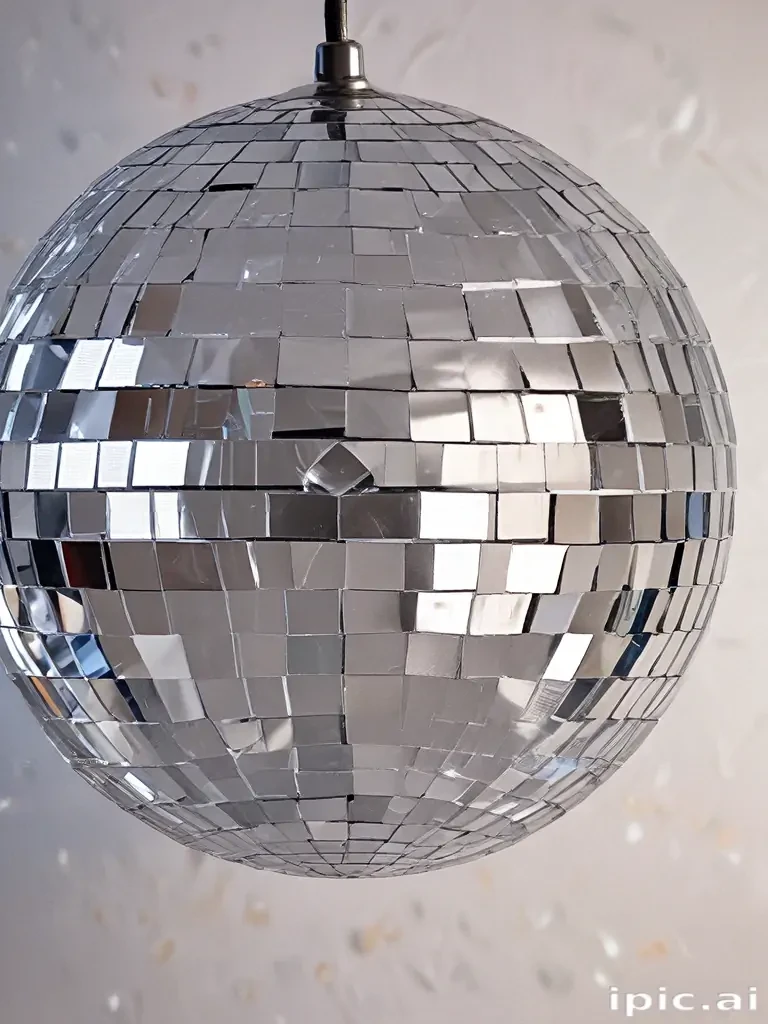 transparent disco ball