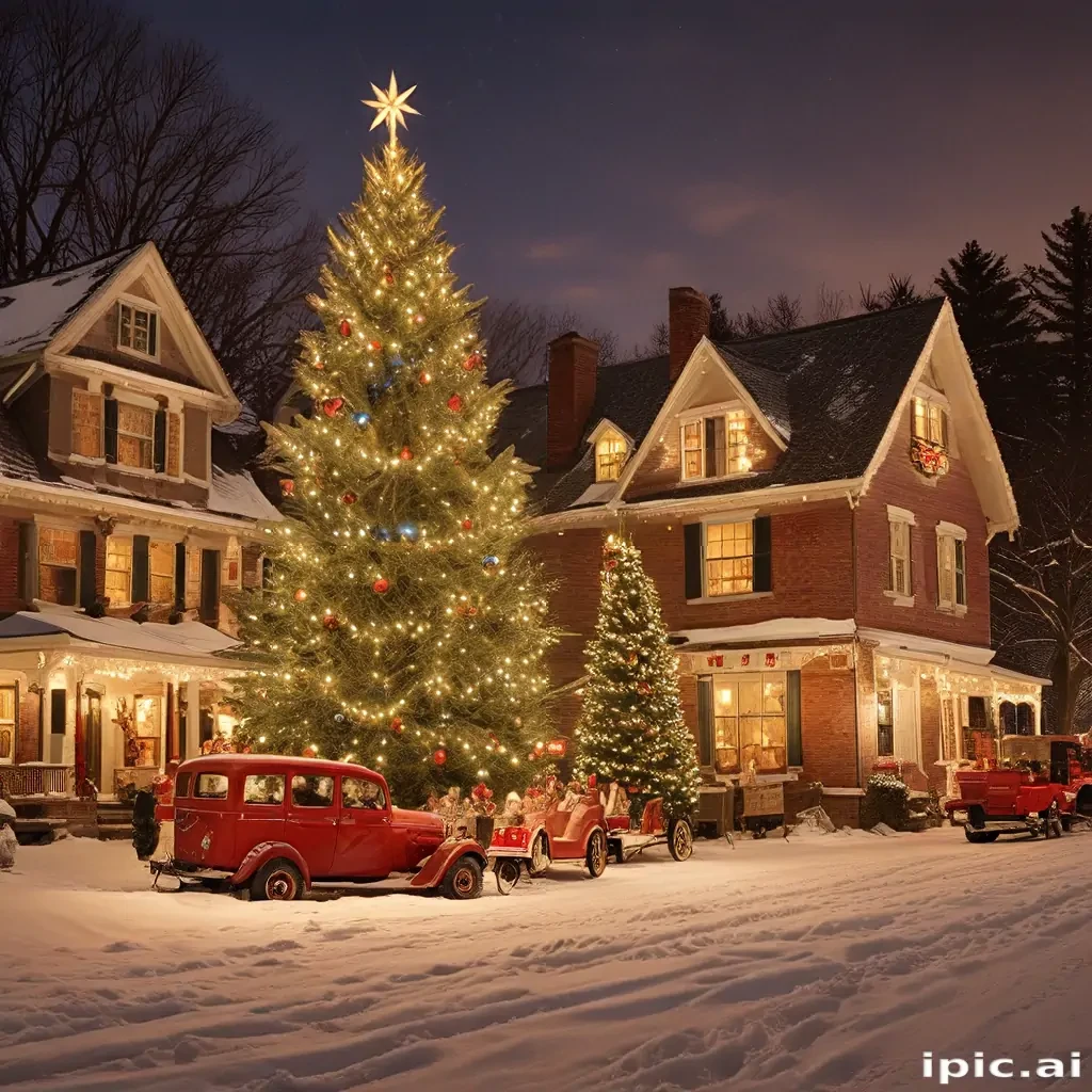 old fashioned christmas pictures