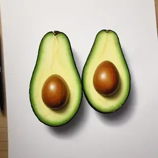 avocado drawing