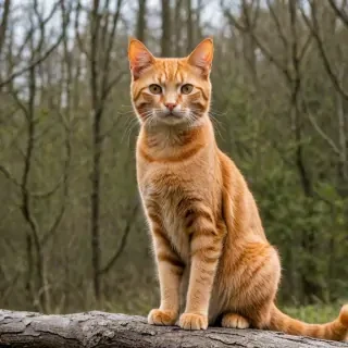 orange cat png