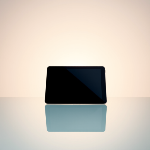 Create an image of a sleek tablet on a transparent background, set against a softly blurred gradient backdrop, captured with a Canon EOS R5, 24mm lens, f/2.8 aperture, ISO 100, in a high dynamic range style to enhance color vibrancy and detail.
