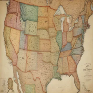 united states of america map