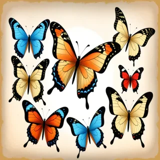 images of drawings of butterflies