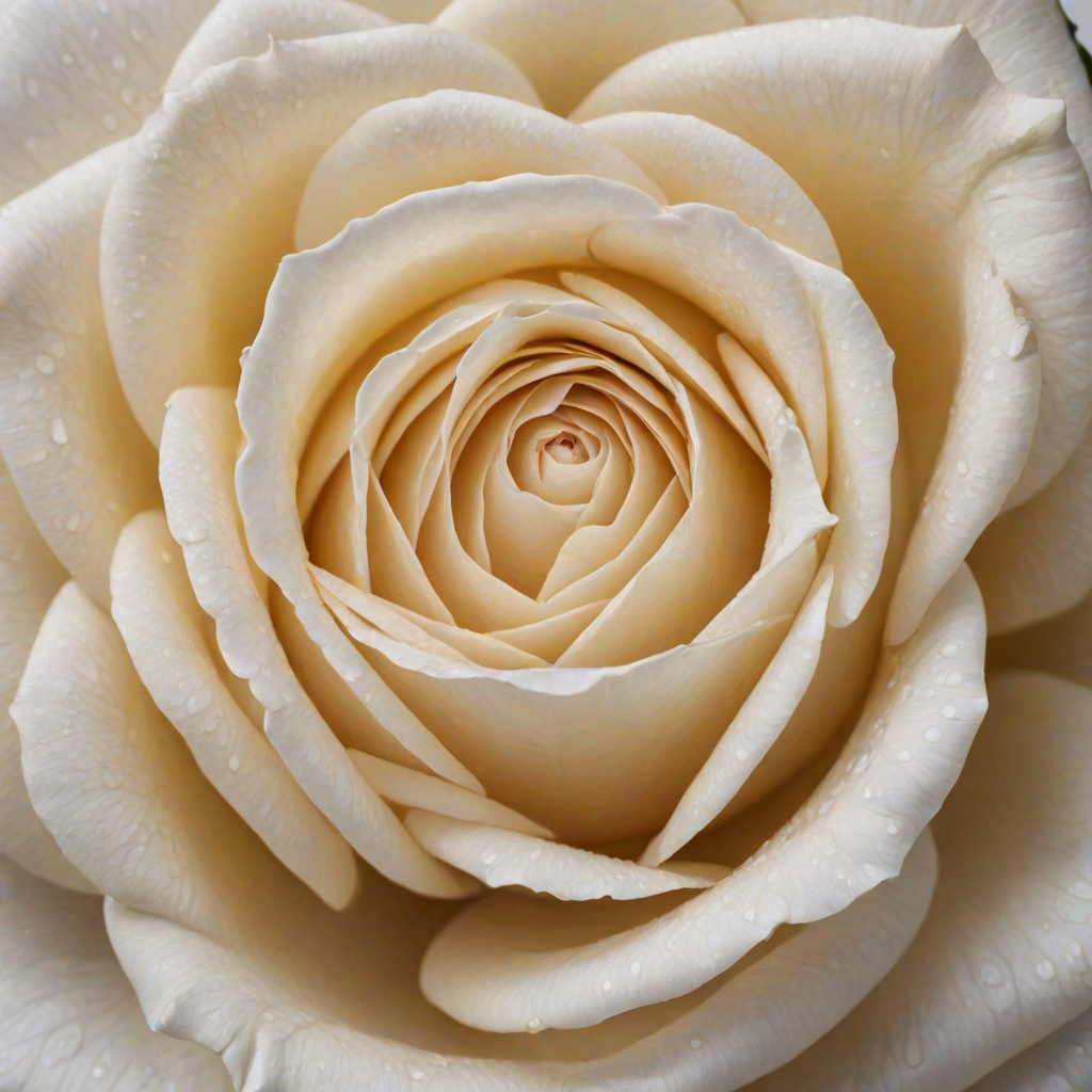 create an image of a close-up white rose on a plain background