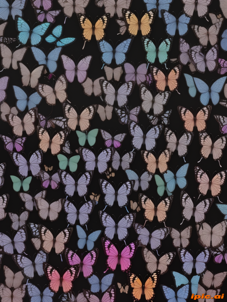 butterfly no background