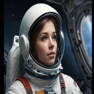 astronaut cartoon