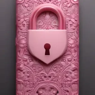 pink lock screen wallpaper