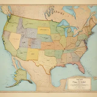 map of united states of america