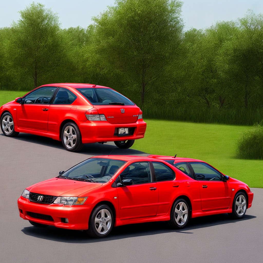Honda Civic 2004 Hatchback Red
