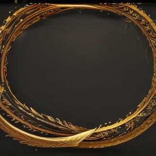 golden line png
