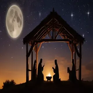 free nativity scene background images