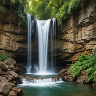 water fall wall paper