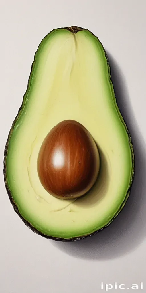 avocado drawing