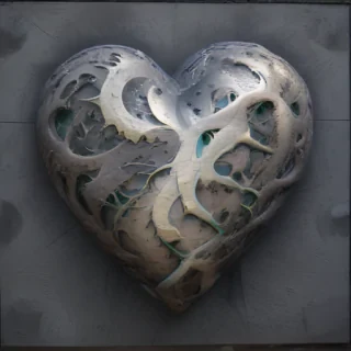 blurry heart