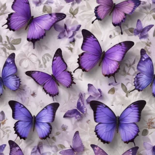 purple butterflies wallpaper