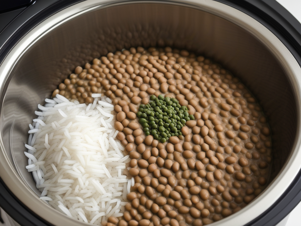 cooking lentils in rice cooker