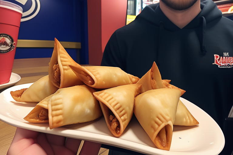 right in front of my crab rangoons