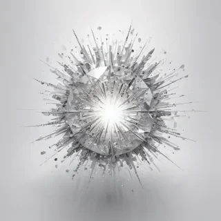 sparkles white background