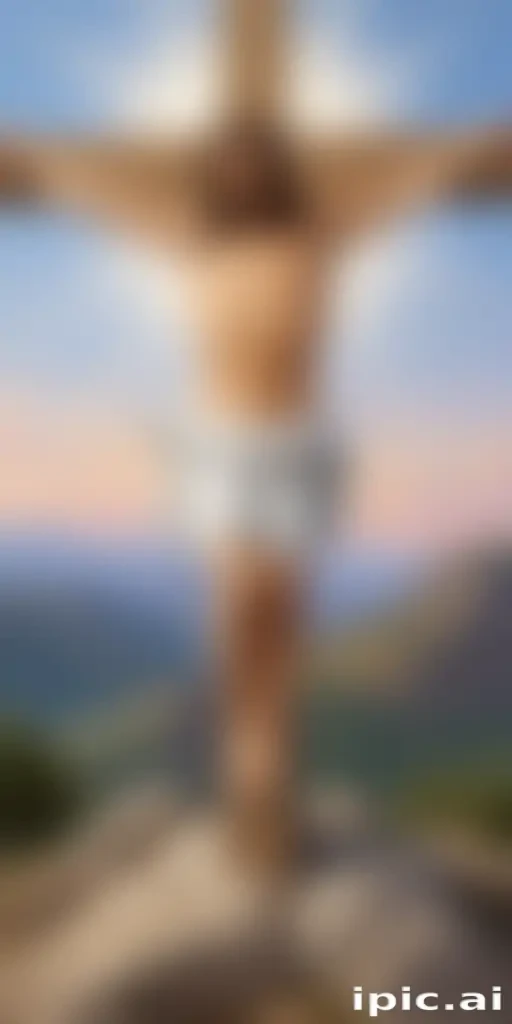 jesus on the cross clipart