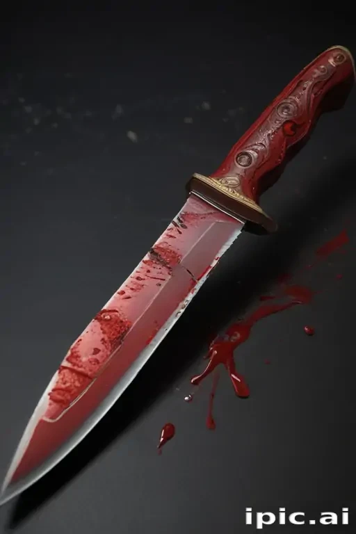 bloody knife aesthetic
