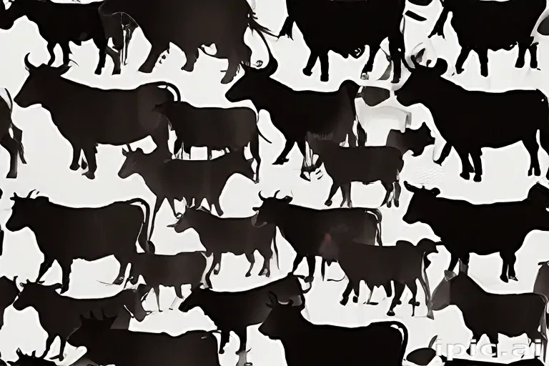 cow silhouette