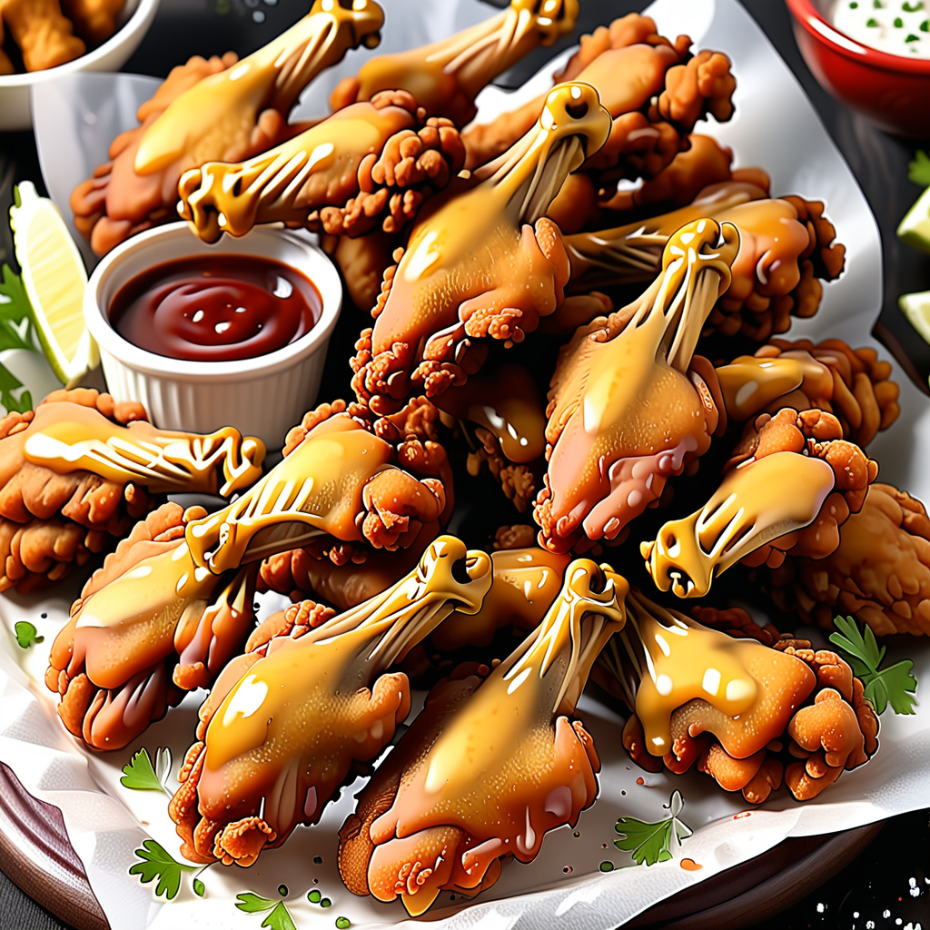 frozen deep fried chicken wings