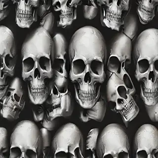skull background
