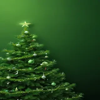green christmas wallpaper