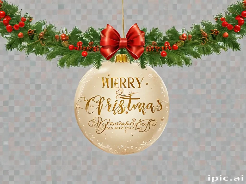 transparent merry christmas png